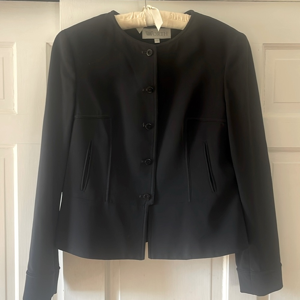 WORTH navy Pantsuit